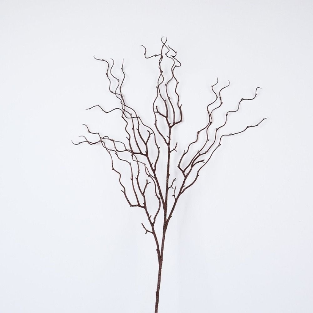 120cmの長さの人工柳の枝、4つの枝を持つリアルなデザイン - Branch Curly Willow のレビューと価格