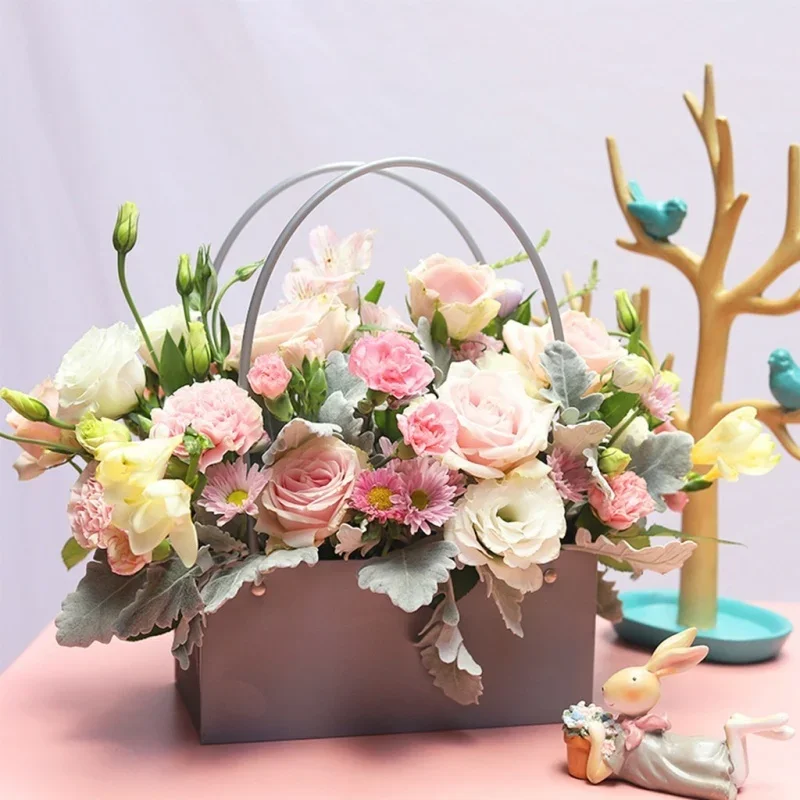 1 個フラワーペーパーボックスバケツ PVC 花屋ギフト 2 - Florist Supply Buckets のレビューと価格