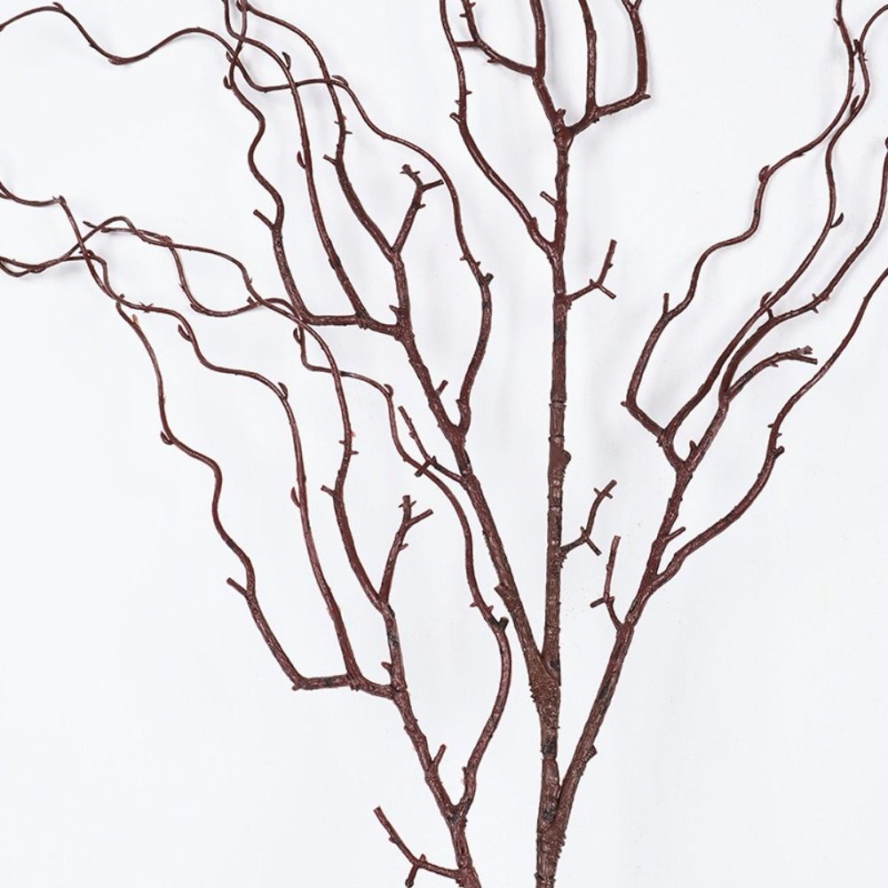 長さ120cmの人工柳の枝、4股のリアルなデザイン、シミュレ - Branch Curly Willow のレビューと価格