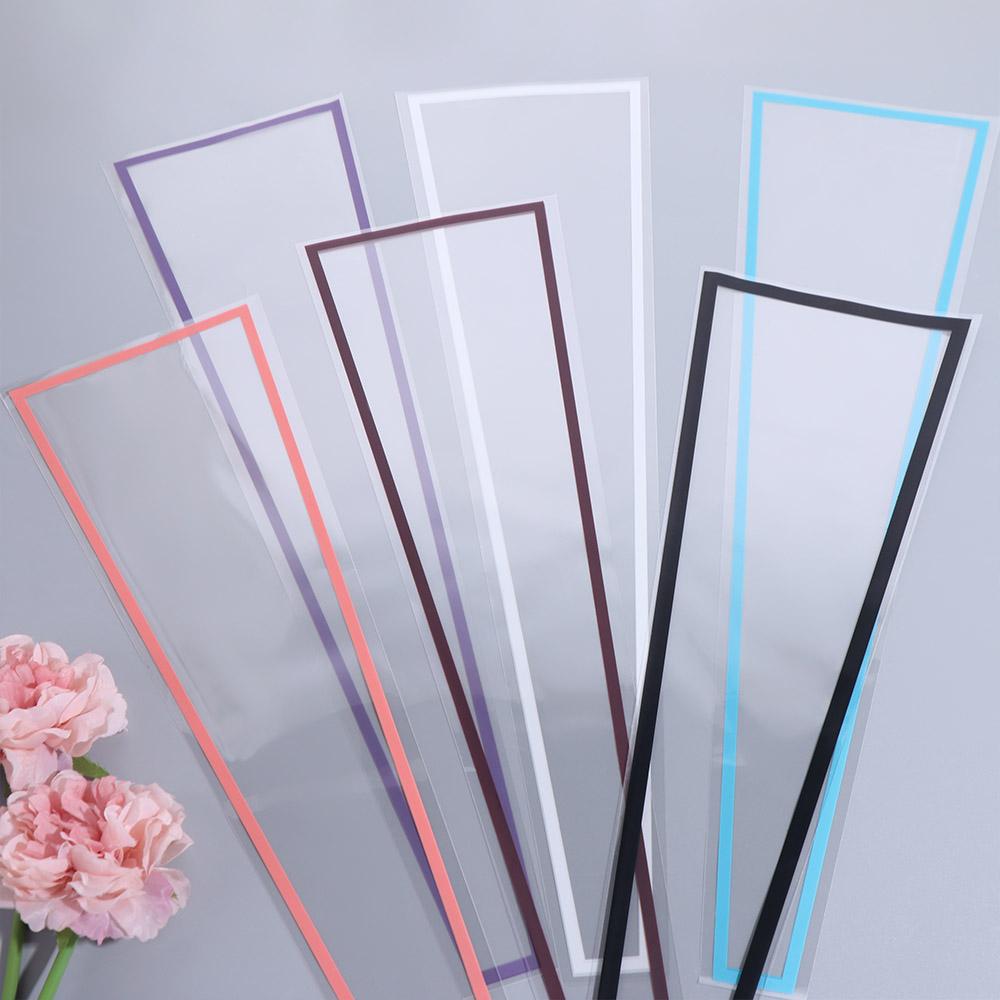 50 個透明花包装袋防水ビニール袋包装紙パッケージ用品花束梱 - Flower Supplies のレビューと価格