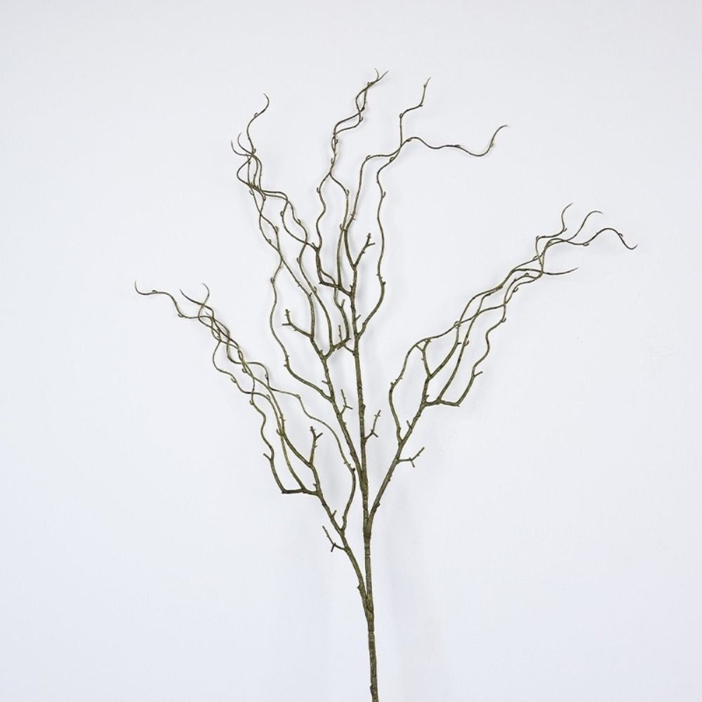 120cmの長さの人工柳の枝、4股の柔らかい質感のシミュレー - Branch Curly Willow のレビューと価格