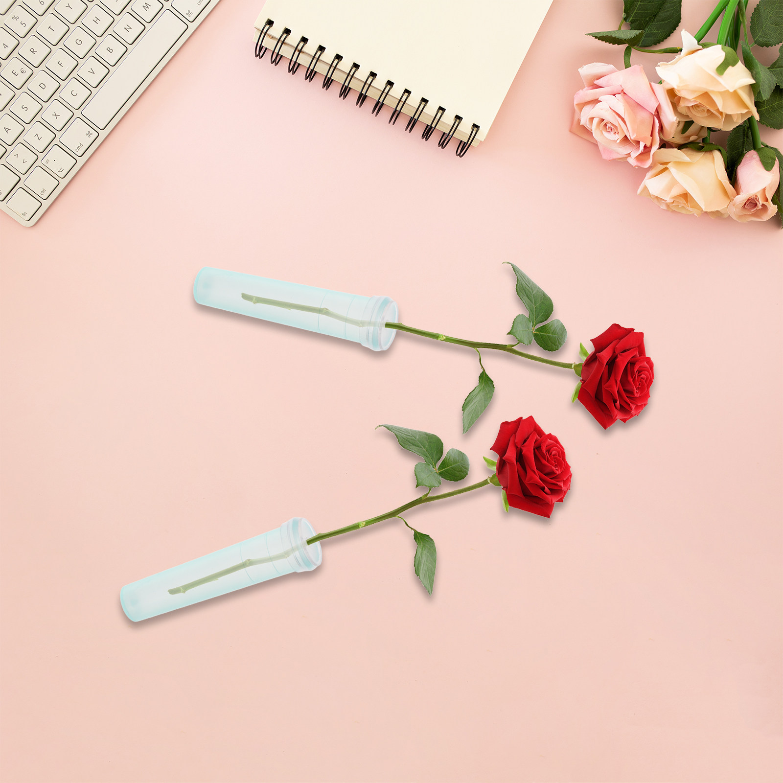 100 個の花保存チューブライトグリーンロングパイプ 7 セ - Anda Florist Supply のレビューと価格