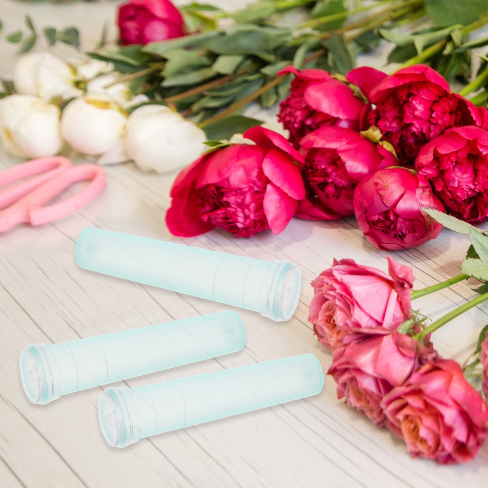 100 個の花保存チューブライトグリーンロングパイプ 7 セ - Anda Florist Supply のレビューと価格