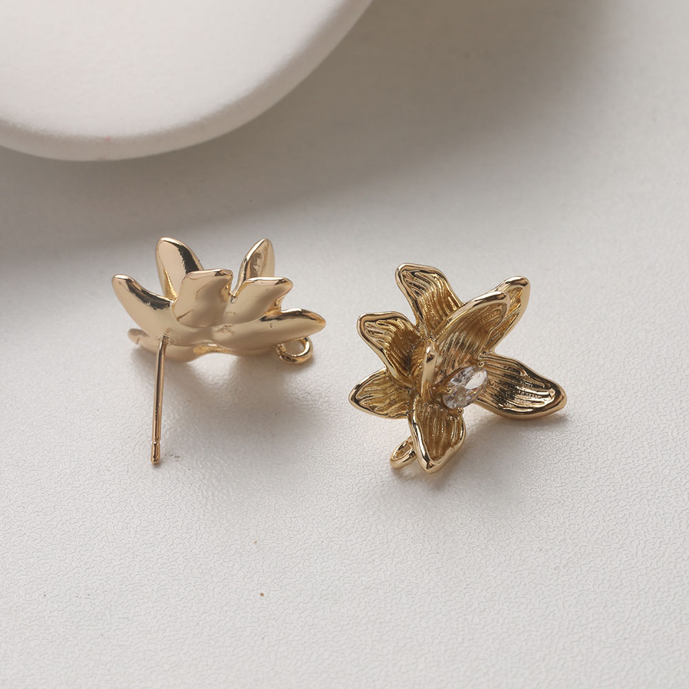 4 個可憐な花耳スタッドピアスジュエリー作成用品 DIY ハ - Flower Supplies のレビューと価格