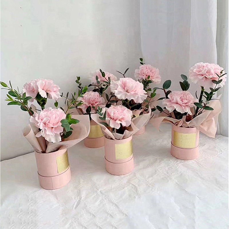 蓋付き丸型フラワーペーパーボックス、花屋用フラワーバケツ、ク - Florist Supply Buckets のレビューと価格
