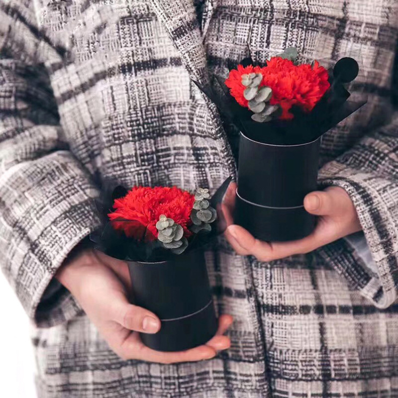 蓋付き丸型フラワーペーパーボックス、花屋用フラワーバケツ、ク - Florist Supply Buckets のレビューと価格