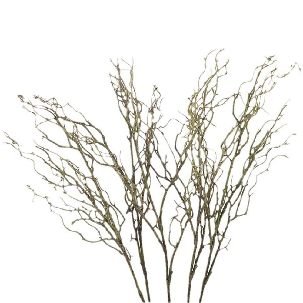長さ120cmの人工柳の枝、4股の柔らかい質感の人工小枝、カ - Branch Curly Willow のレビューと価格